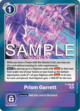 Prism Garrett - P-096 (3rd Anniversary Update Pack) - Digimon Promotion Cards - Promo - P-096 P