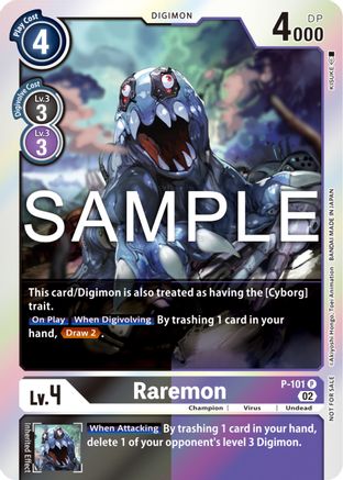 Raremon - P-101 (Limited Card Pack Ver.2) - Digimon Promotion Cards - Promo - P-101 P