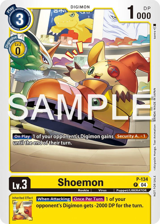 Shoemon (Digimon Liberator Promotion Pack) - Digimon Promotion Cards - Promo - P-134 P