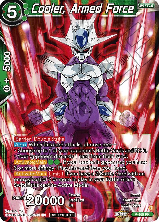 Cooler, Armed Force (Championship 2023 Reward Pack) - Tournament Promotion Cards - Promo - P-455