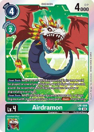 Airdramon (English Exclusive) - Exceed Apocalypse - Uncommon - LM-009 U