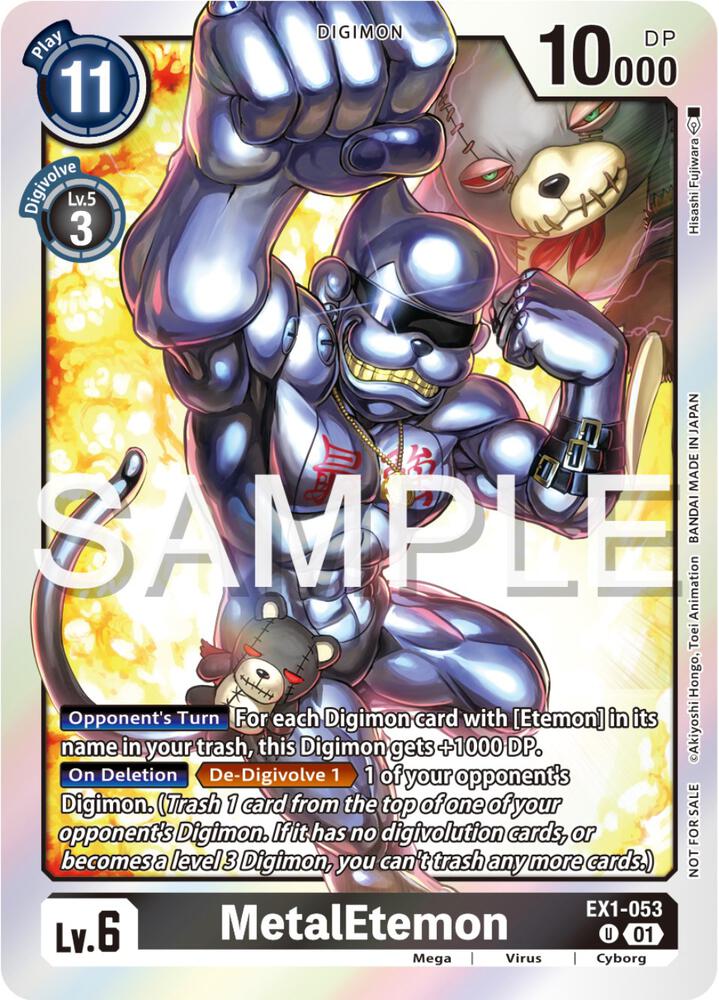 MetalEtemon (Official Tournament Pack Vol.12) - Classic Collection - Promo - EX1-053 U