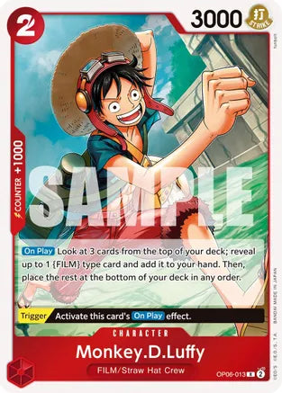 Monkey.D.Luffy - Wings of the Captain - R - OP06-013
