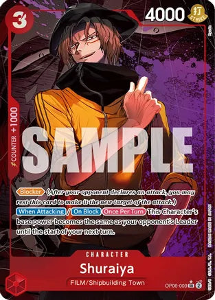 Shuraiya (Alternate Art) - Wings of the Captain - SR - OP06-009