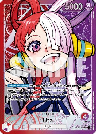 Uta (Alternate Art) - Wings of the Captain - L - OP06-001