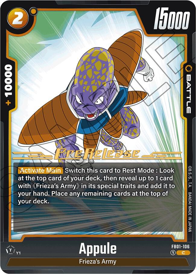 Appule - Awakened Pulse Pre-Release Cards - Common - FB01-106