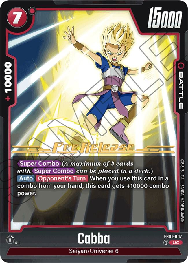 Cabba - Awakened Pulse Pre-Release Cards - Uncommon - FB01-007