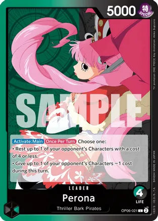 Perona (021) - Wings of the Captain - L - OP06-021