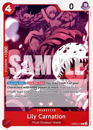 Lily Carnation - Wings of the Captain - C - OP06-015