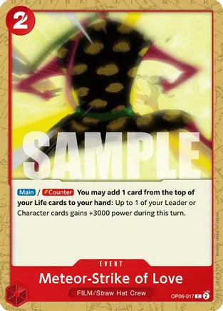 Meteor-Strike of Love - Wings of the Captain - C - OP06-017