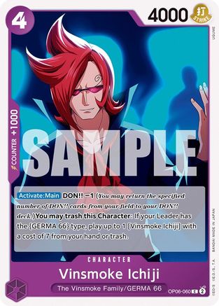 Vinsmoke Ichiji (060) - Wings of the Captain - C - OP06-060