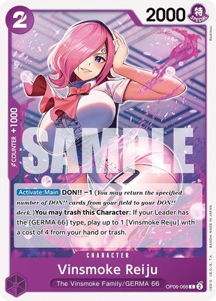 Vinsmoke Reiju (068) - Wings of the Captain - C - OP06-068