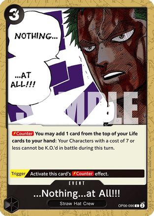 ...Nothing...at All!!! - Wings of the Captain - C - OP06-096