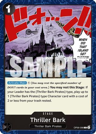 Thriller Bark - Wings of the Captain - C - OP06-098