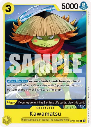 Kawamatsu - Wings of the Captain - C - OP06-103