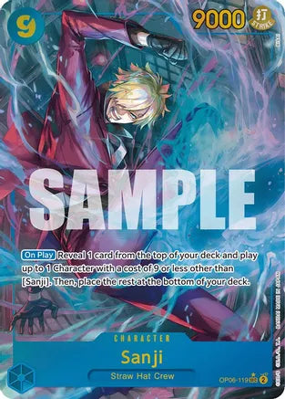 Sanji (Alternate Art) - Wings of the Captain - SEC - OP06-119