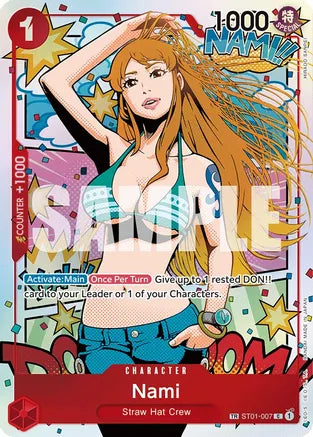 Nami (Alternate Art) - Wings of the Captain - C - ST01-007