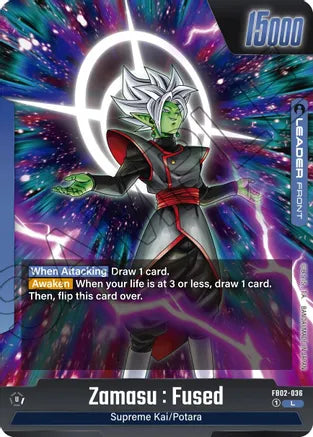 Zamasu : Fused - FB02-036 - Blazing Aura - Leader - FB02-036