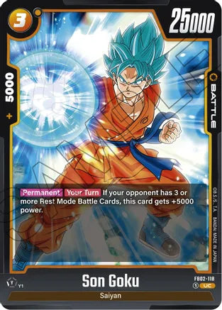 Son Goku - FB02-118 - Blazing Aura - Uncommon - FB02-118