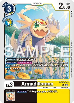 Armadillomon - Beginning Observer - Common - BT16-049 C
