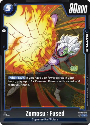 Zamasu : Fused - FB02-045 - Blazing Aura - Uncommon - FB02-045