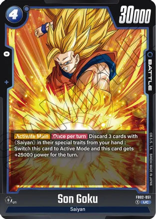 Son Goku - FB02-051 - Blazing Aura - Uncommon - FB02-051