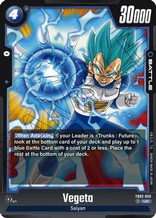 Vegeta - FB02-059 - Blazing Aura - Uncommon - FB02-059