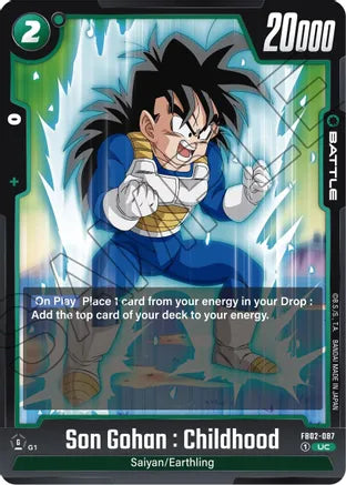 Son Gohan : Childhood - FB02-087 - Blazing Aura - Uncommon - FB02-087