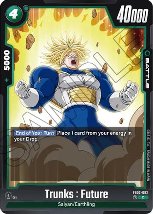 Trunks : Future - FB02-092 - Blazing Aura - Common - FB02-092