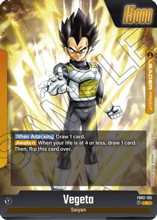 Vegeta - FB02-105 - Blazing Aura - Leader - FB02-105