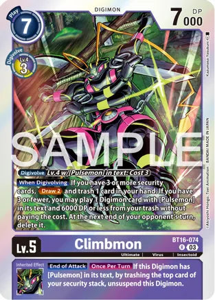 Climbmon - Beginning Observer - Rare - BT16-074 R