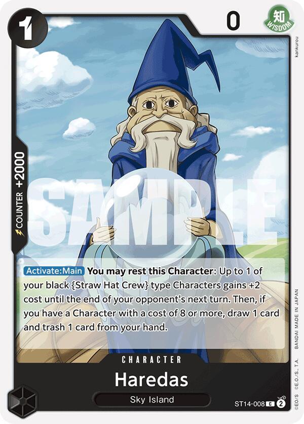 Haredas - Starter Deck 14: 3D2Y - C - ST14-008