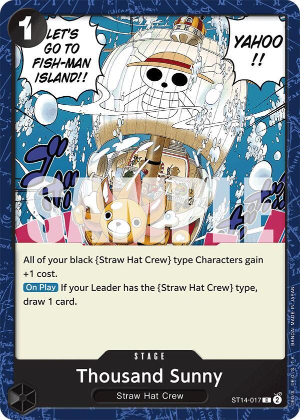Thousand Sunny - Starter Deck 14: 3D2Y - C - ST14-017