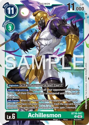 Achillesmon - Beginning Observer - Uncommon - BT16-047 U