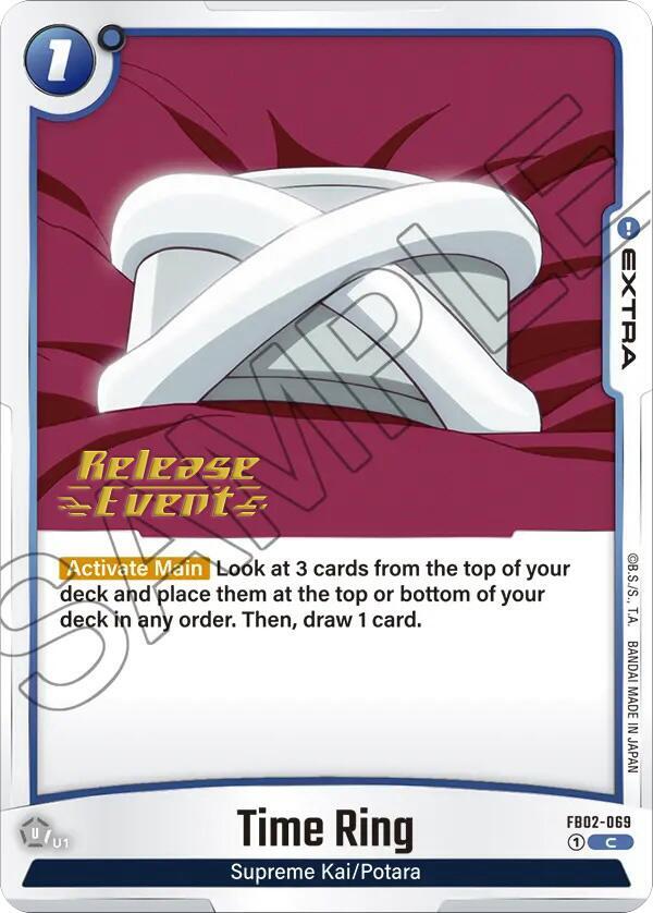 Time Ring - Blazing Aura Release Event Cards - Common - FB02-069