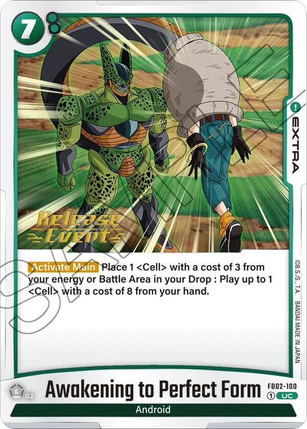 Awakening to Perfect Form - Blazing Aura Release Event Cards - Uncommon - FB02-100