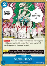 Snake Dance - 500 Years in the Future Pre-Release Cards - C - OP07-055