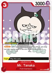 Mr. Tanaka - 500 Years in the Future Pre-Release Cards - UC - OP07-008