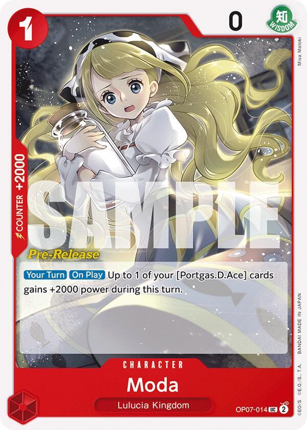 Moda - 500 Years in the Future Pre-Release Cards - UC - OP07-014