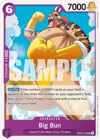 Big Bun - 500 Years in the Future Pre-Release Cards - UC - OP07-070
