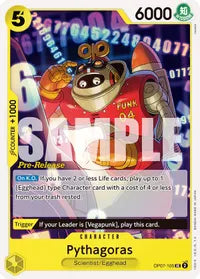 Pythagoras - 500 Years in the Future Pre-Release Cards - UC - OP07-105