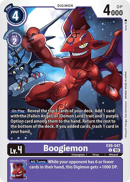 Boogiemon - Infernal Ascension - Common - EX6-047 C