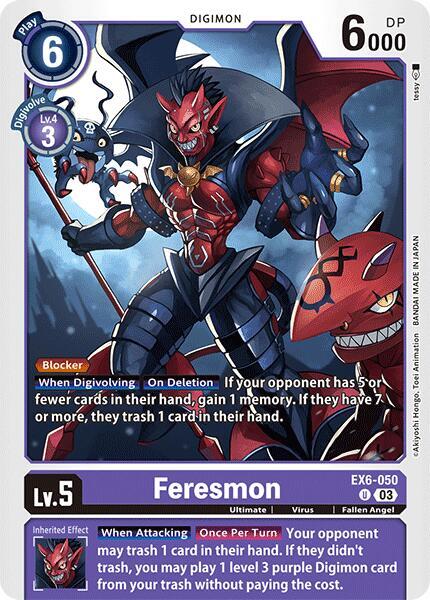 Feresmon - Infernal Ascension - Uncommon - EX6-050 U