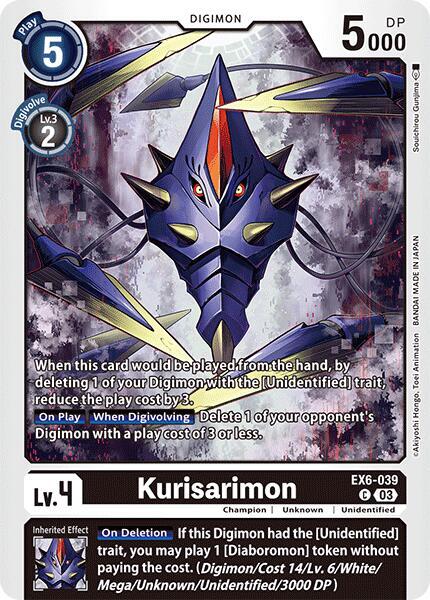 Kurisarimon - Infernal Ascension - Common - EX6-039 C