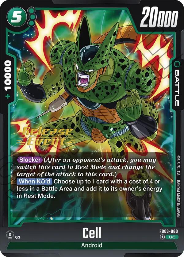 Cell - FB03-060 - Raging Roar Release Event Cards - Uncommon - FB03-060