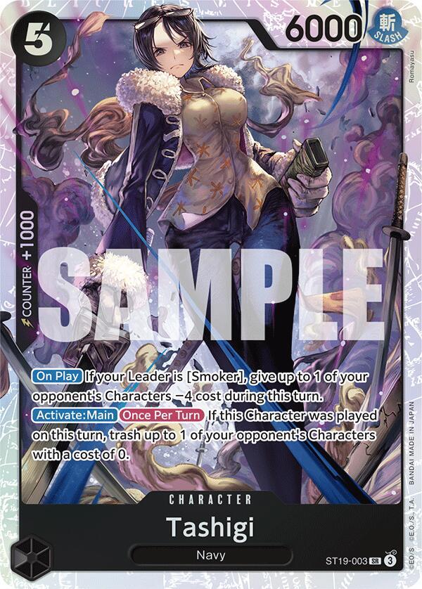 Tashigi - Starter Deck 19: BLACK Smoker - SR - ST19-003