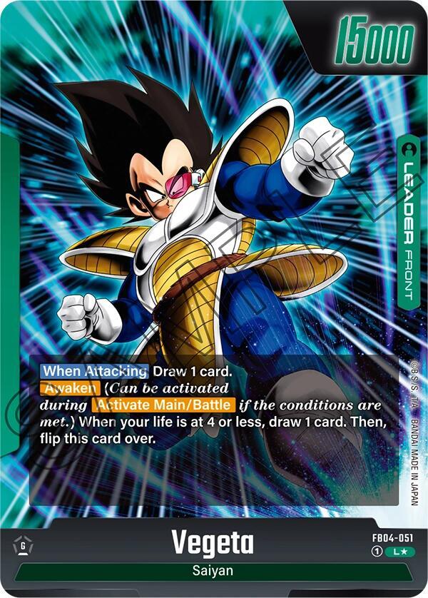 Vegeta - FB04-051 (Alternate Art) - Ultra Limit - Leader - FB04-051