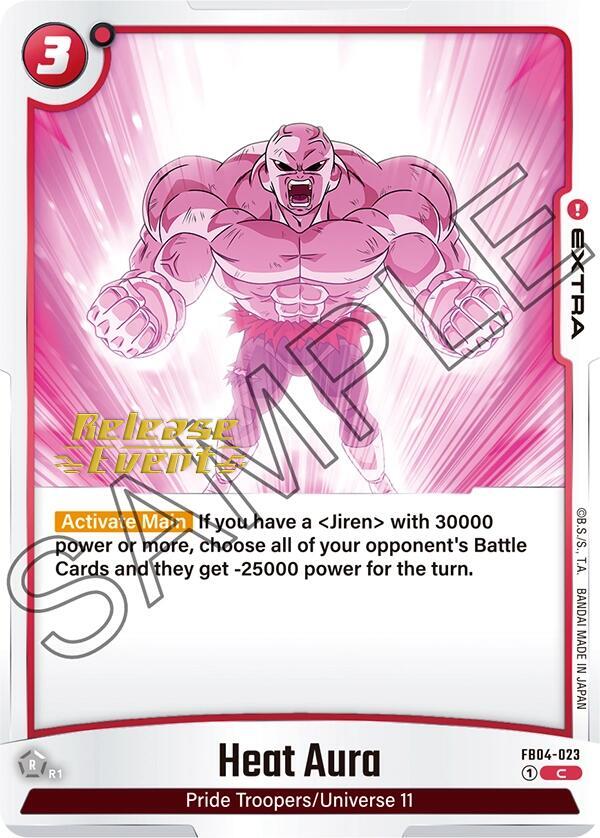 Heat Aura - Ultra Limit Release Event Cards - Common - FB04-023