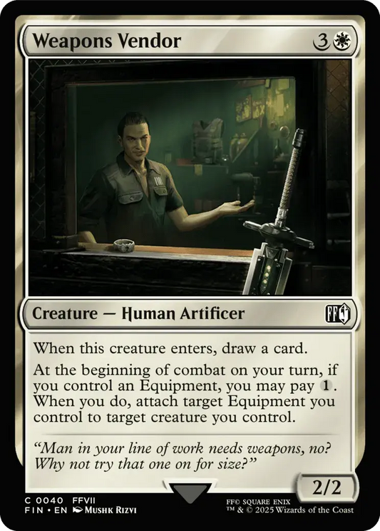 Weapons Vendor - FINAL FANTASY - C - 40