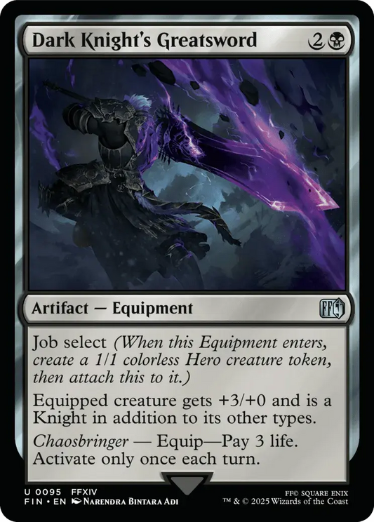 Dark Knight's Greatsword - FINAL FANTASY - U - 95